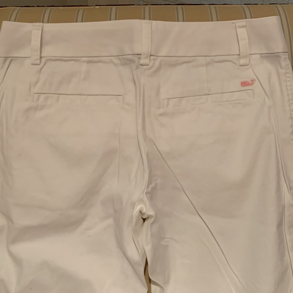 NWOT VINEYARD VINES BOOTCUT STYLE 10” RISE WHITE COTTON SLACKS WITH STRETCH SZ 2 - Picture 13 of 15